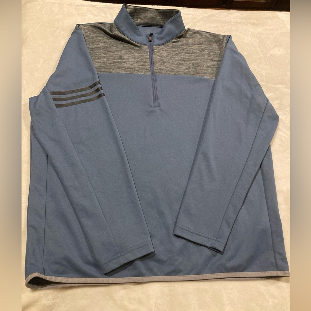 Adidas golf half zip pull over XL